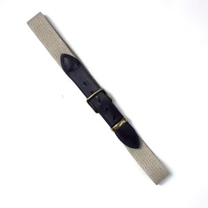 Bredon Belt, Gold Buckle | Beige Plain