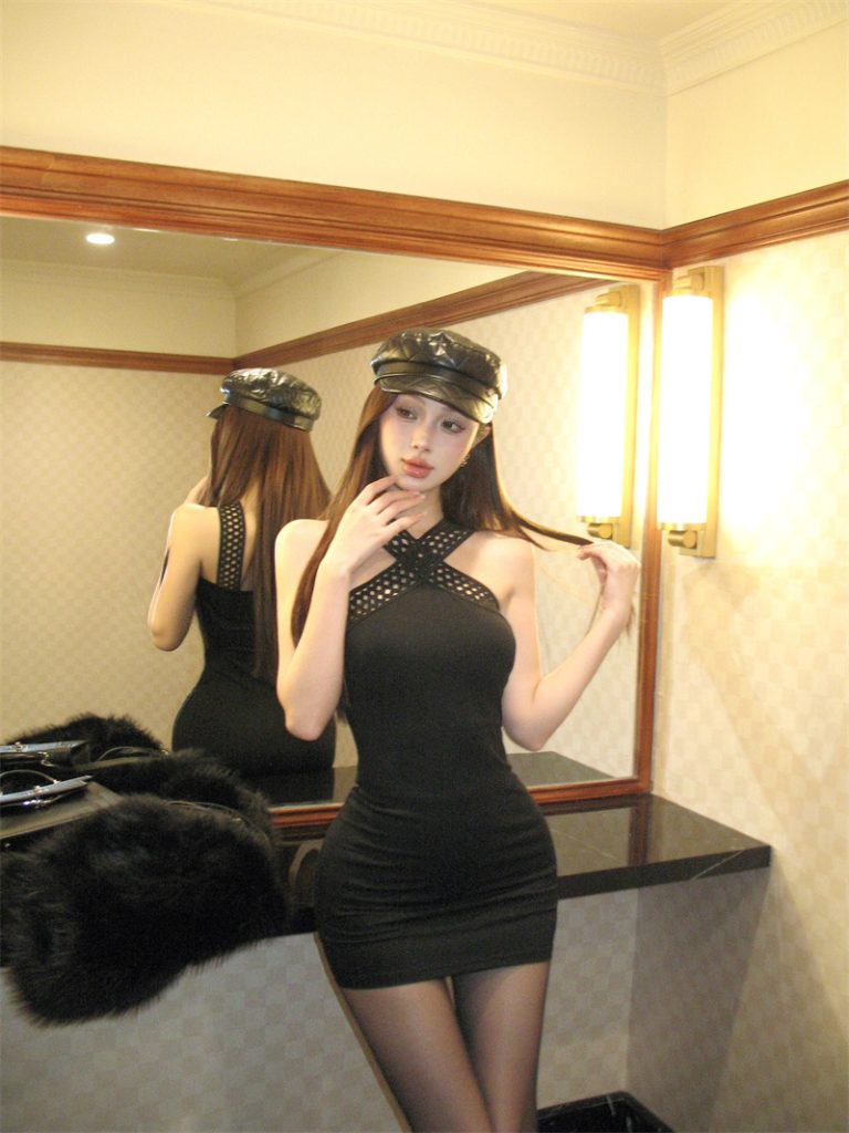 Sexy High Waist Bodycon Mini Dress with Chest Pad